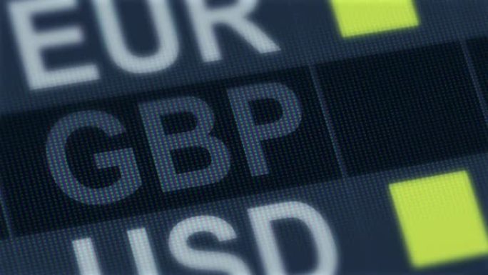 英镑上涨，下跌。世界交易所市场。货币汇率波动