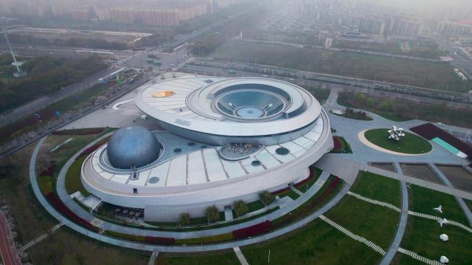 航拍上海天文馆4K