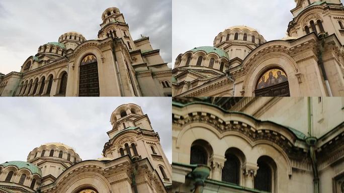 索非亚亚历山大·涅夫斯基大教堂教堂，保加利亚观光旅游