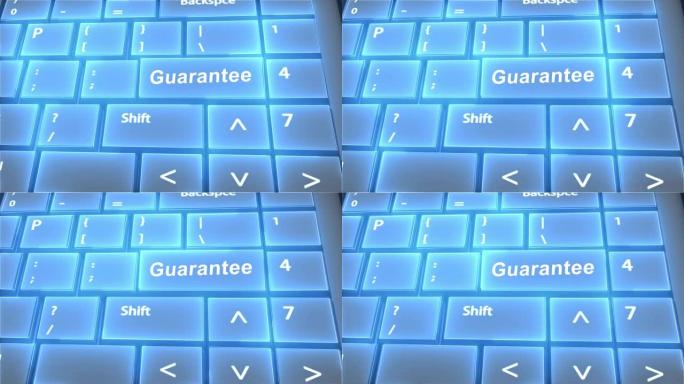 未来派电脑键盘保证按键上的文字