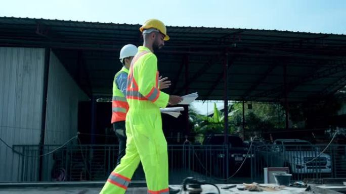 两位建筑工程师都验证了预制混凝土墙板的质量。还监督建筑区内的重大建筑项目