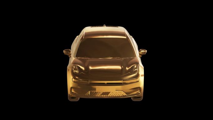 B22极氪新能源电动车黄金版通道素材