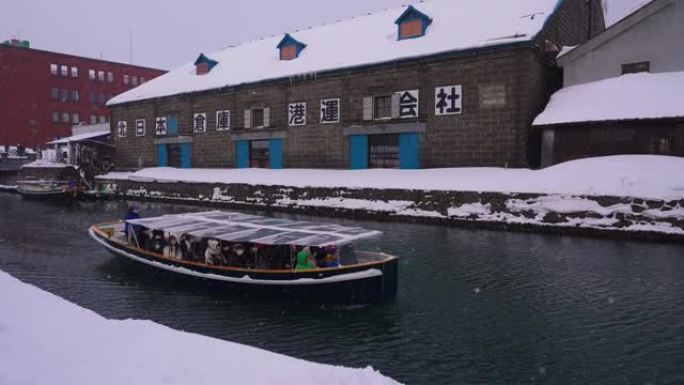 小樽运河乘船游览乘船游览