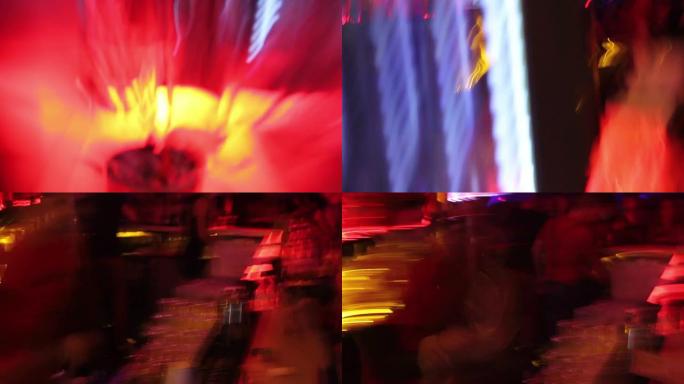 俱乐部酒吧的低帧率镜头