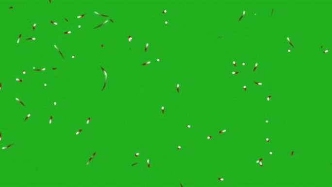 移动蠕虫绿色屏幕运动图形