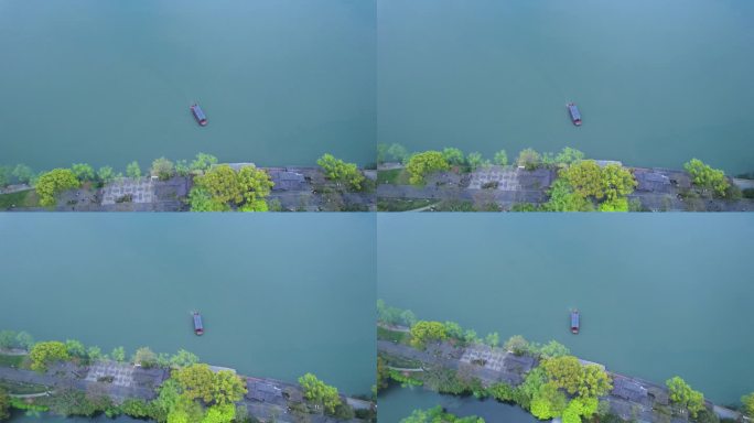 杭州西湖航拍，4K高清，西湖美景