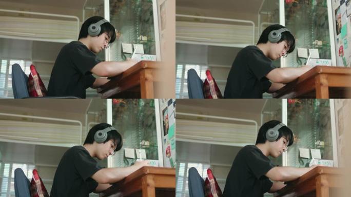 在家上学和远程学习-股票视频