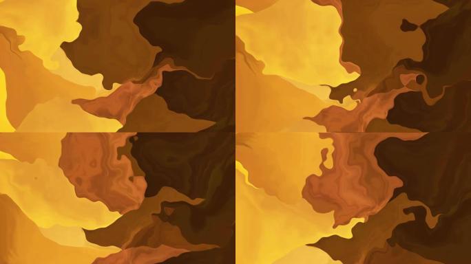 抽象彩色油漆背景循环