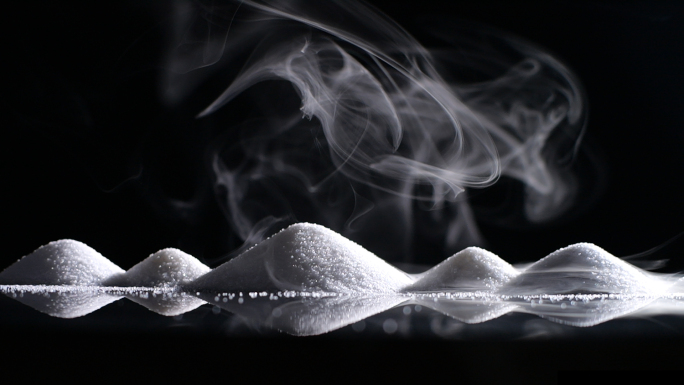 盐-食盐-盐巴--烟雾-造景创意-爆破