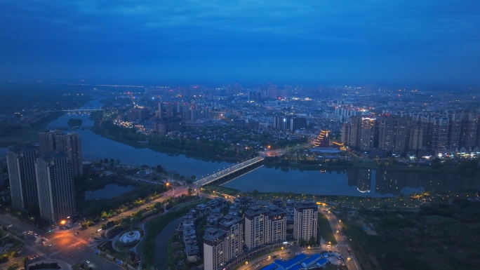 成都邛崃市夜景