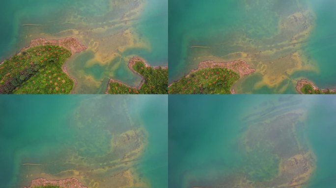 广西靖西大龙潭喀斯特地貌自然风光航拍