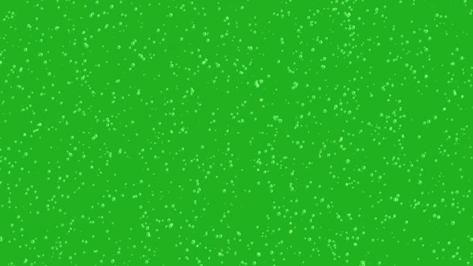 飞行气泡绿色屏幕运动图形