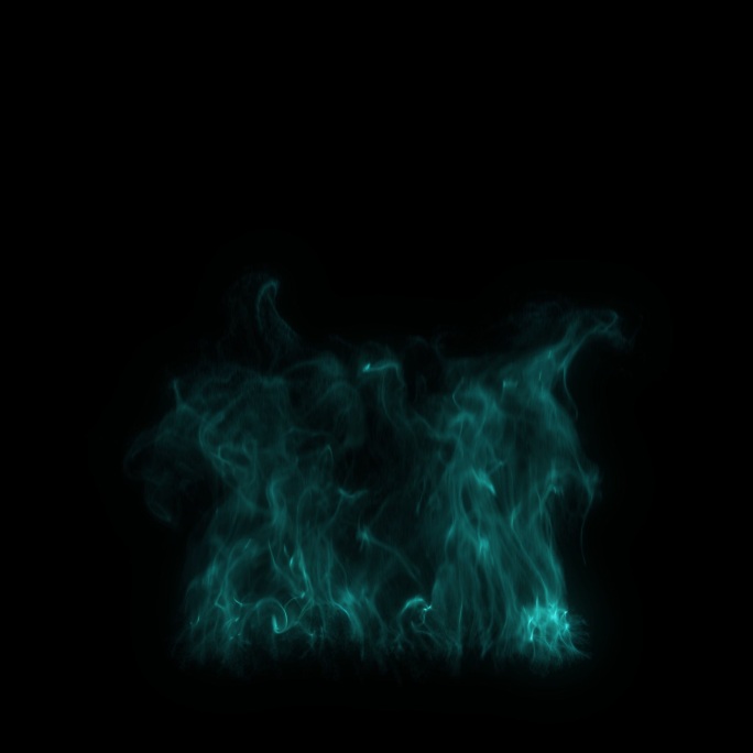 青色拉丝魔法能量烟雾带通道