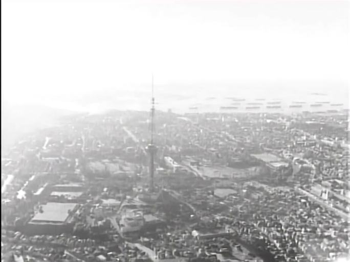 1961年日本东京塔航拍