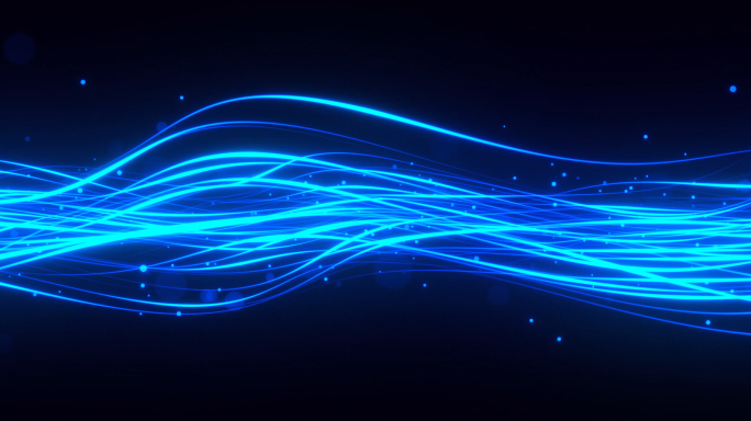 科技线条流动