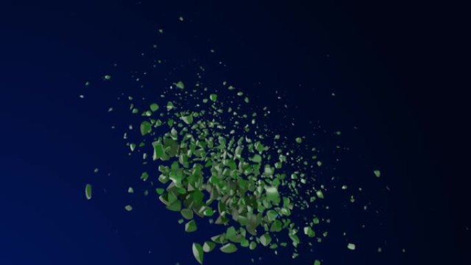 几个圆球的破裂和破裂-爆炸细菌-爆炸原子核-彩色爆炸动画，可循环-循环4k爆炸球-3D球臂-