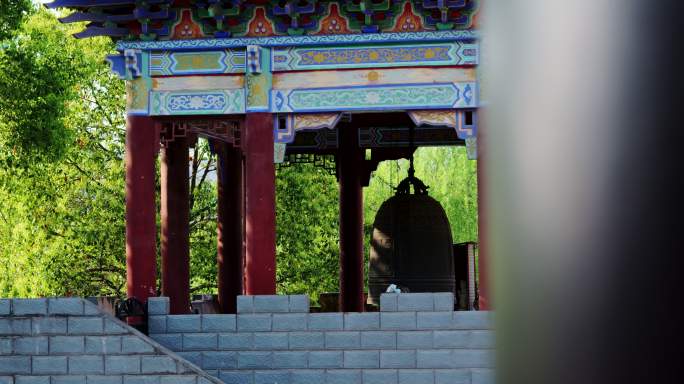 湖南长沙松柏寺古典建筑之美寺庙实拍视频