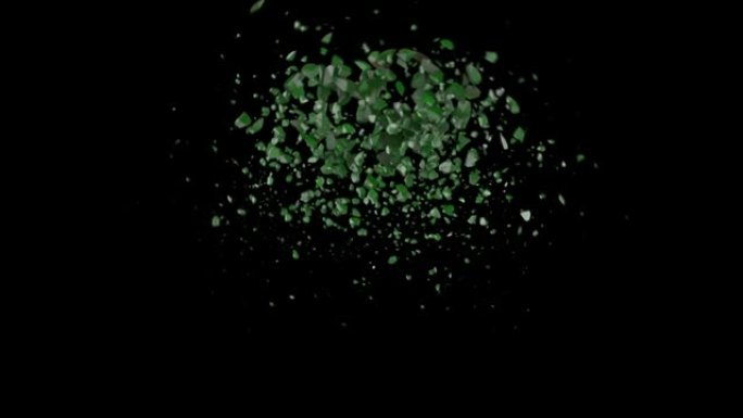 几个圆球的破裂和破裂-爆炸细菌-爆炸原子核-彩色爆炸动画，可循环-循环4k爆炸球-3D球臂-
