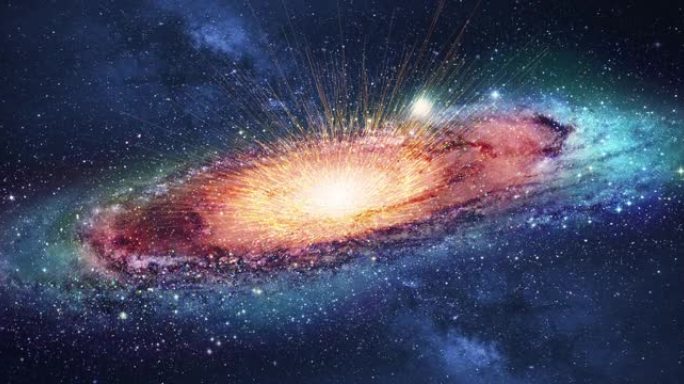 大爆炸。超新星爆炸。磁暴。深空中发光的星星。