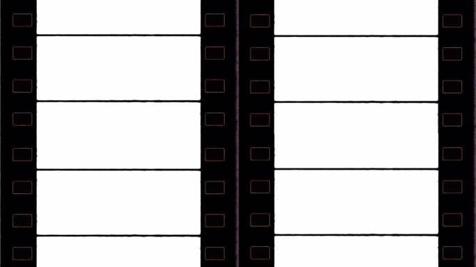 4k正品35毫米胶卷框架，带链轮孔和胶卷边缘喇叭口