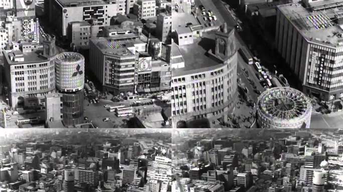 1963年航拍日本城市建筑