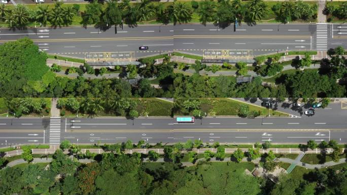 深圳城市道路福荣绿道