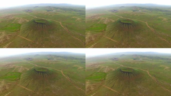 中国内蒙古夏季乌兰哈达火山