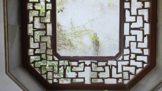 中国传统园林花窗艺术苏州园林耦园