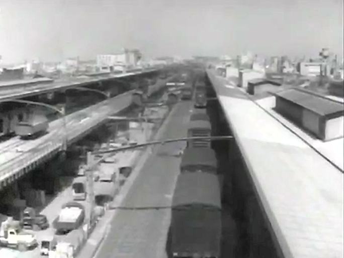 1962年日本 火车站与果蔬批发市场