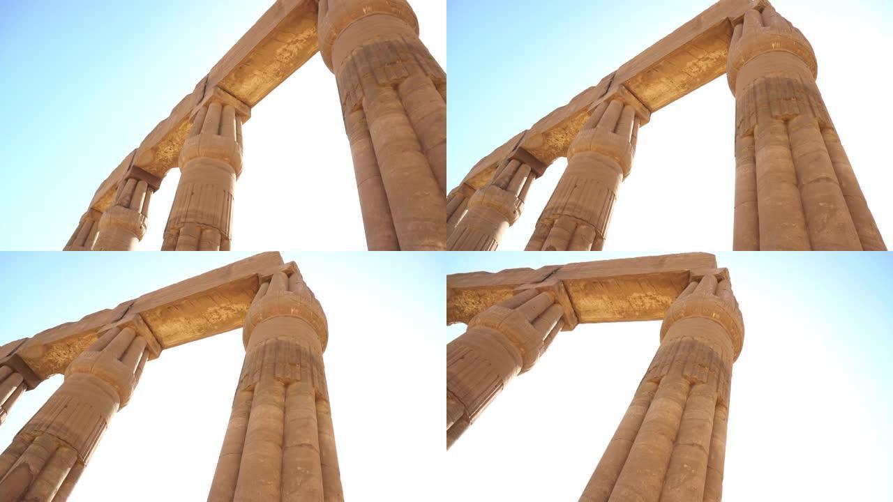 菲勒神庙中的埃及洛蒂form圆柱风格