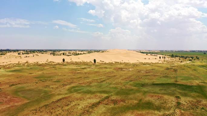 鄂尔多斯 库布齐沙漠 沙地治理 沙漠绿洲