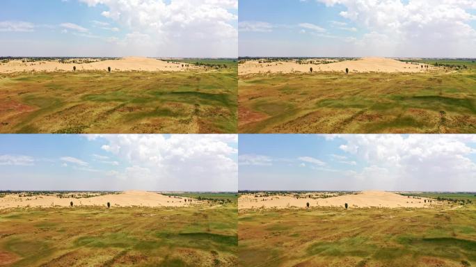 鄂尔多斯 库布齐沙漠 沙地治理 沙漠绿洲