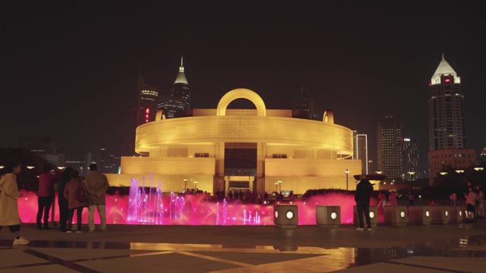 上海人民广场音乐喷泉