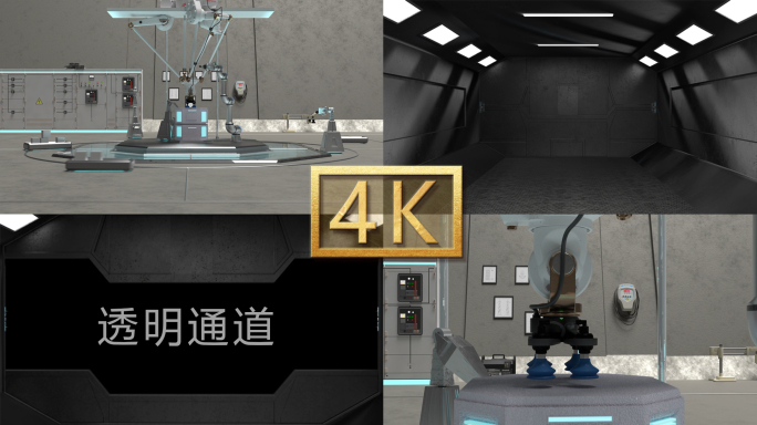 4K智能科技门开启未来工业生产