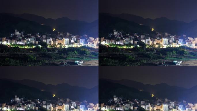 乡村夜景延时