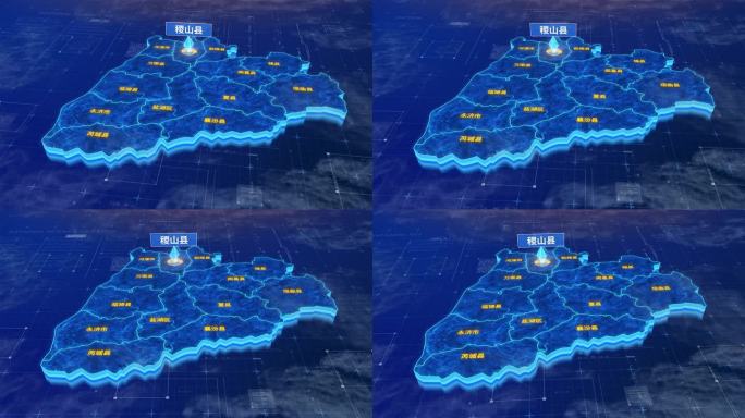 运城市稷山县蓝色三维科技区位地图