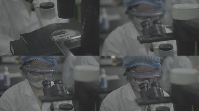 生物技术实验室科技 基因科学显微镜诊断