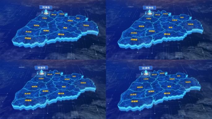 运城市河津市蓝色三维科技区位地图