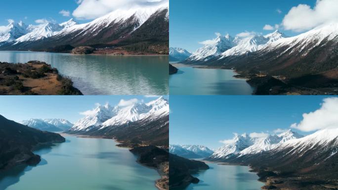 高原湖泊 然乌湖 雪山湖泊 西藏