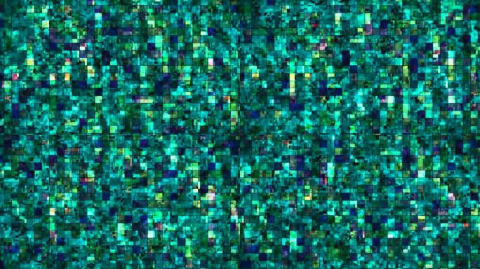 广播高科技闪光抽象图案墙，多色，事件，2D，可循环，4K