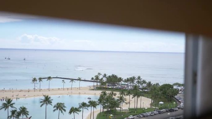 以180fps的慢动作显示夏威夷的百叶窗