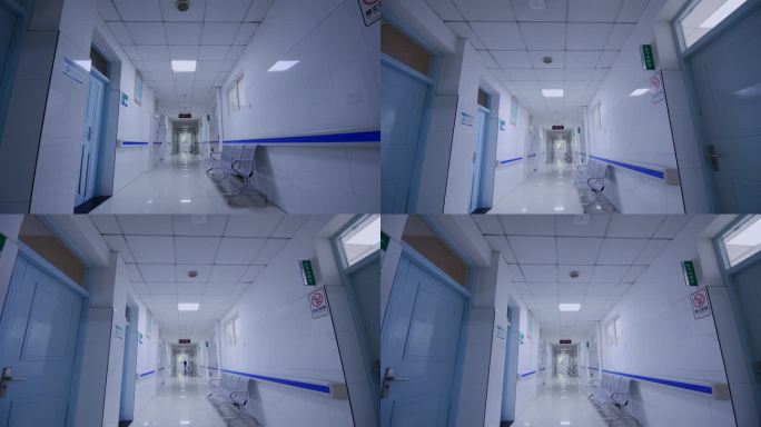 医院，走廊，干净走廊，空镜头，通道，过道