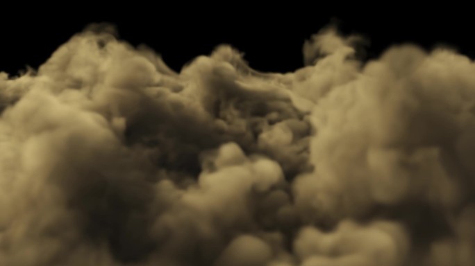 云海云层烟雾蘑菇云翻滚海浪
