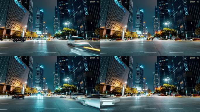 深圳福田商务区城市交通延时