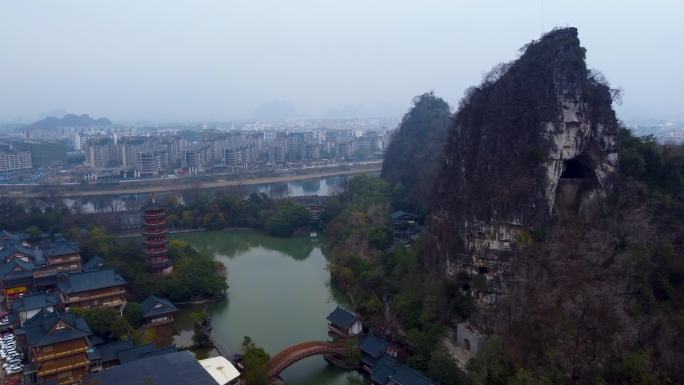 桂林 木龙湖 叠彩山 御春园