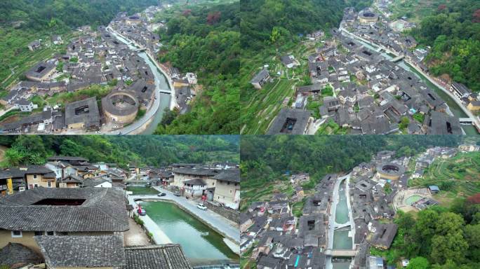 太极水乡 塔下村 福建南靖土楼 田螺坑