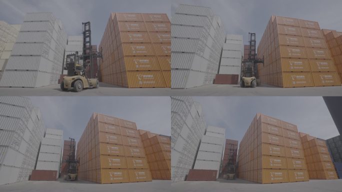 集装箱 搬运 港口 货运