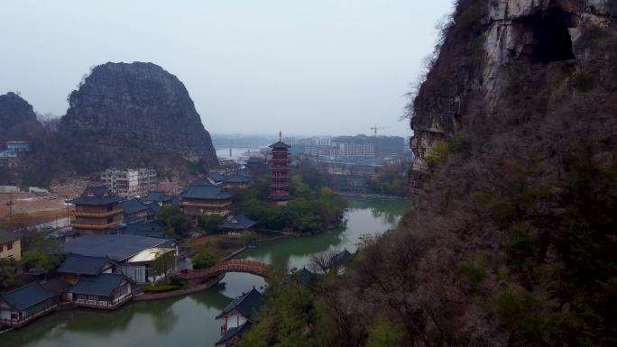 桂林 木龙湖 叠彩山 御春园