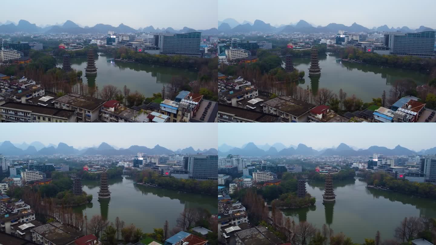 桂林 日月双塔 大瀑布饭店 凯撒大楼