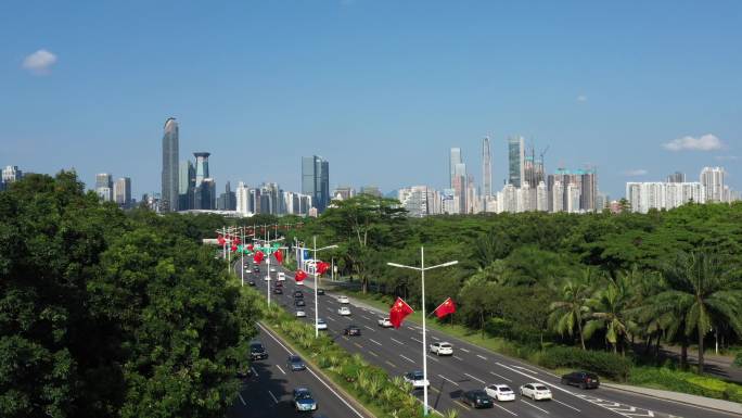 深圳 城市道路 绿色生态